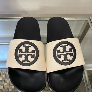 Beautiful Tory Burch slides! Gently worn twice!